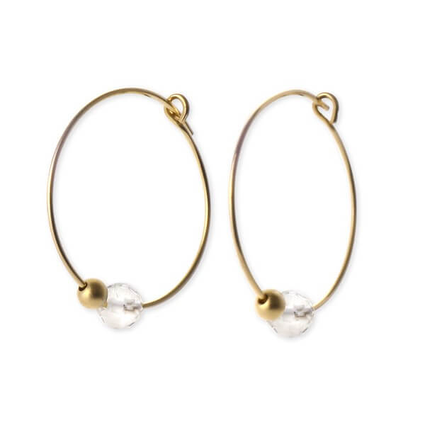 UZUOU K14ゴールドフィルドピアス