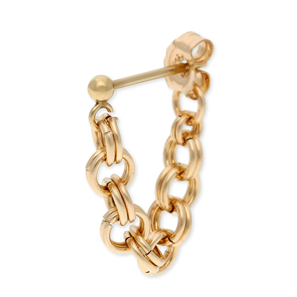 UZUOU ゴールドフィルドピアス