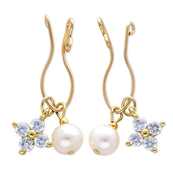 UZUOU ゴールドフィルドイヤリング