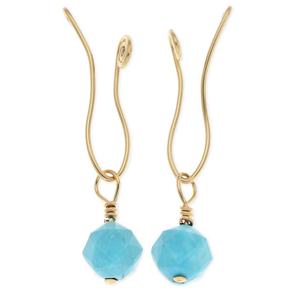 UZUOU ゴールドフィルドイヤリング