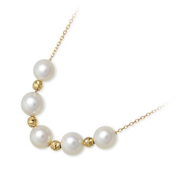 WISP イエローゴールドネックレス