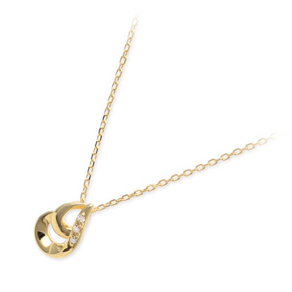 WISP イエローゴールドネックレス