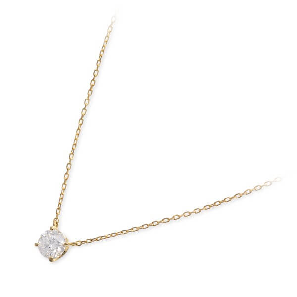 WISP イエローゴールドネックレス