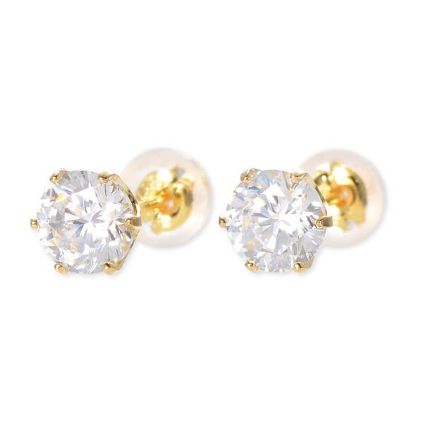 WISP イエローゴールドピアス