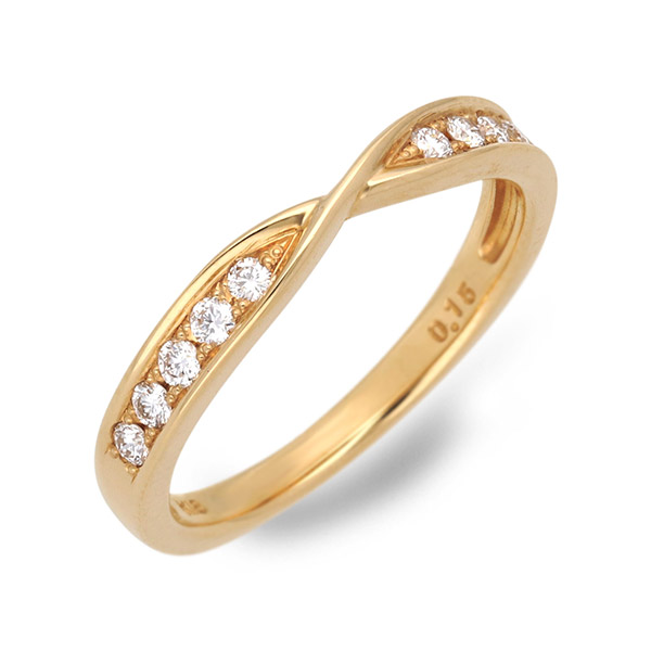 Sweet 10 Diamond イエローゴールドリング