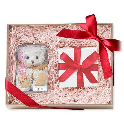 スペシャルラッピング 誕生日ギフトラッピング かわいいテディベア付