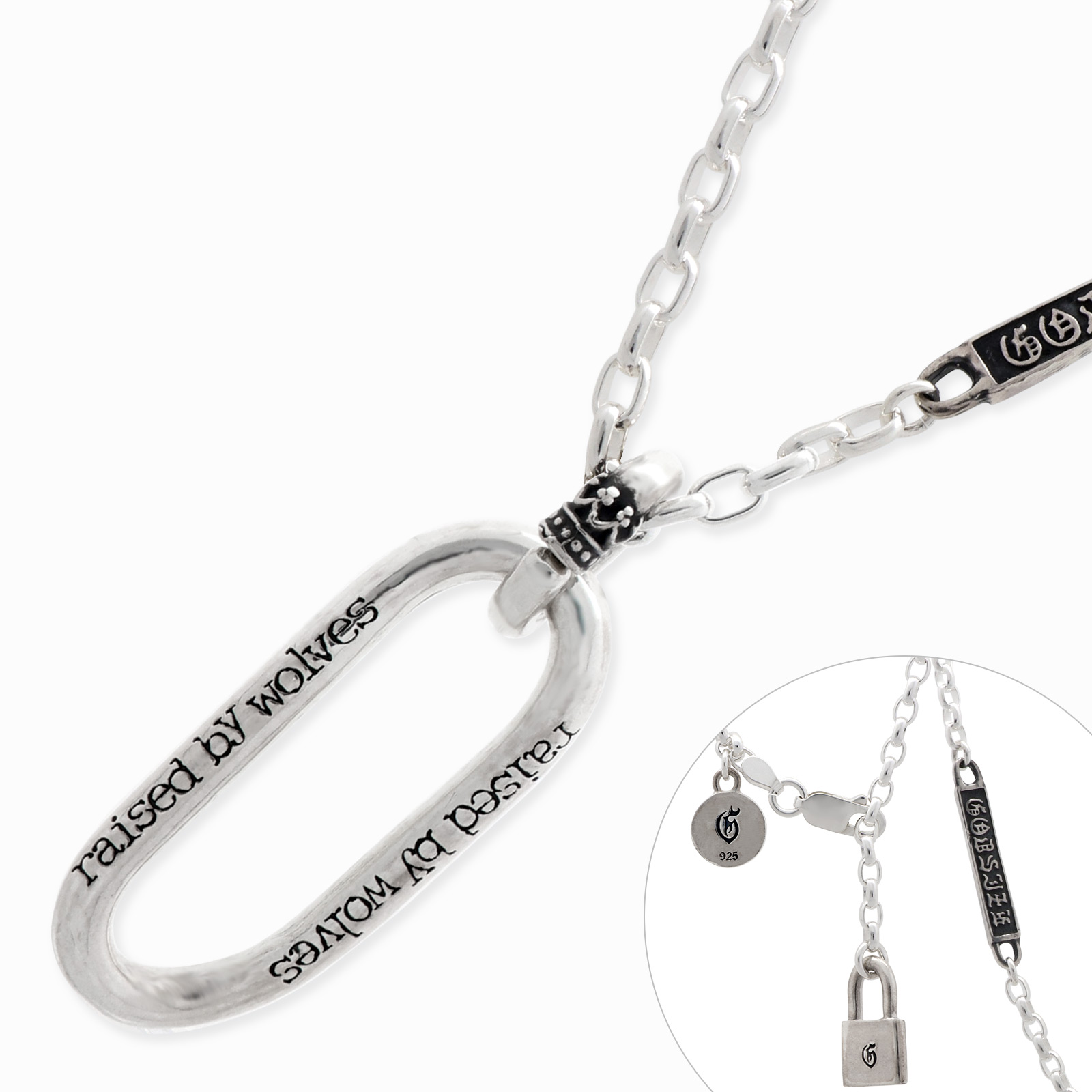 GODSIZE シルバーネックレス