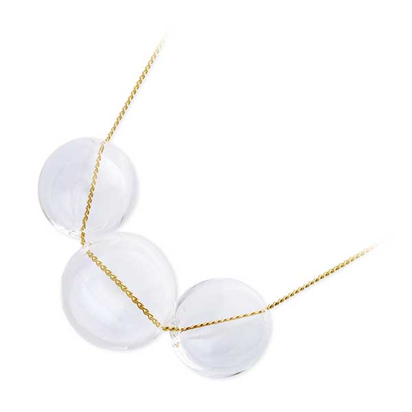 HARIO Lampwork Factory ガラスネックレス