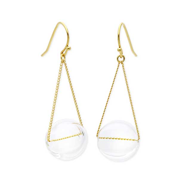 HARIO Lampwork Factory ガラスフックピアス