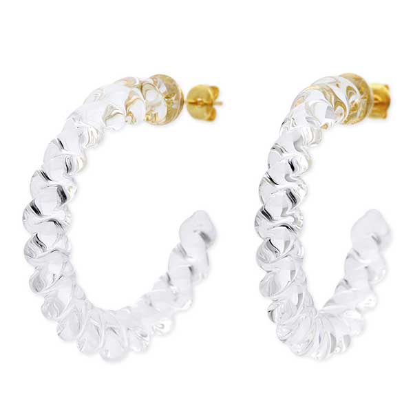 HARIO Lampwork Factory ガラススタッドピアス