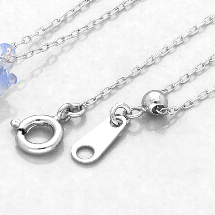 ジェイウェル 『HARIO Lampwork Factory』当店限定ネックレス専用 上質チェーン（シルバーカラー）
