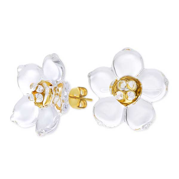 HARIO Lampwork Factory ガラススタッドピアス