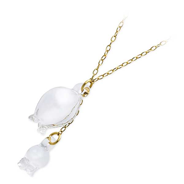 HARIO Lampwork Factory ガラスネックレス