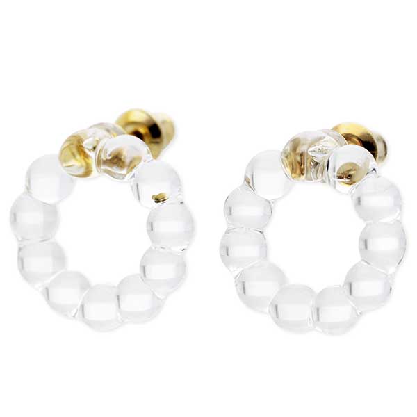 HARIO Lampwork Factory ガラススタッドピアス