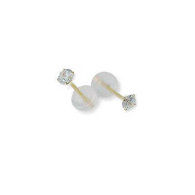 CLICK・ピアス ゴールドスタッドピアス