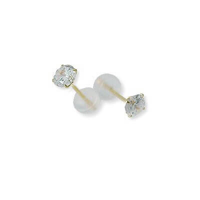 CLICK・ピアス ゴールドスタッドピアス