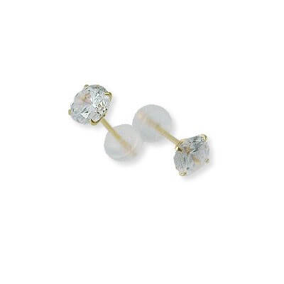 CLICK・ピアス ゴールドスタッドピアス