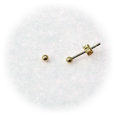 CLICK・ピアス ゴールドスタッドピアス