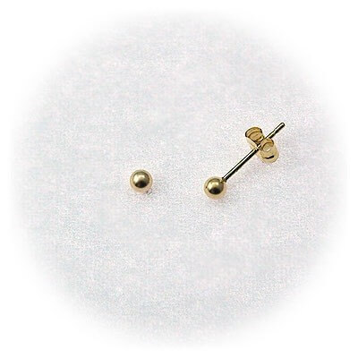 CLICK・ピアス ゴールドスタッドピアス