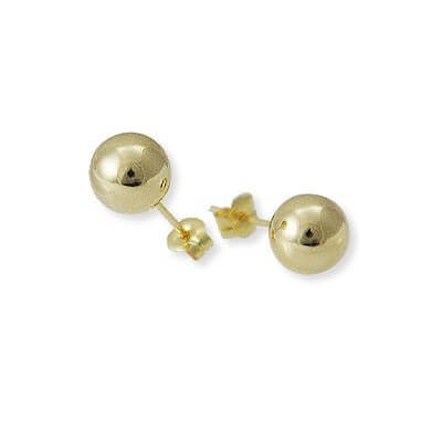 CLICK・ピアス ゴールドスタッドピアス