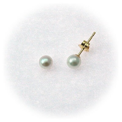 CLICK・ピアス ゴールドスタッドピアス