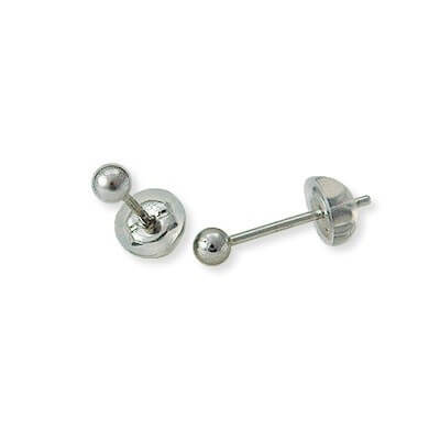 CLICK・ピアス プラチナスタッドピアス