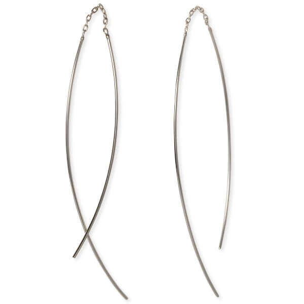 CLICK・ピアス ホワイトゴールドアメリカンピアス