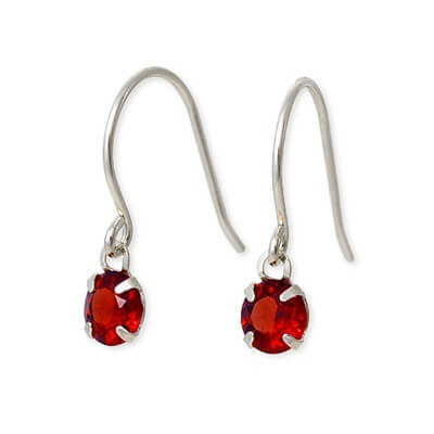 CLICK・ピアス ホワイトゴールドフックピアス