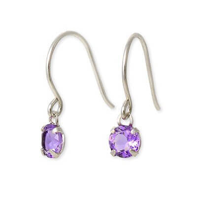 CLICK・ピアス ホワイトゴールドフックピアス