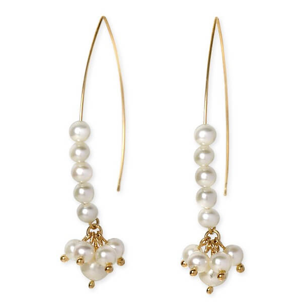 CLICK・ピアス イエローゴールドフックピアス