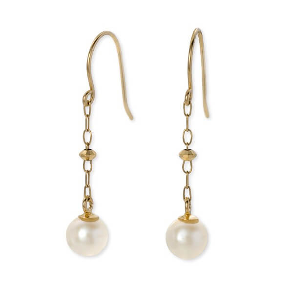 CLICK・ピアス イエローゴールドフックピアス