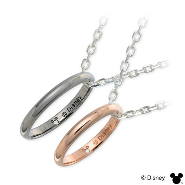 THE KISS シルバーペアネックレス JW-DI-SR2902DM-255SDC-P