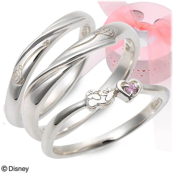 THE KISS シルバーペアリング JW-DI-SR702DM-JW-DI-SR700CB-JW-DI-SR701DM