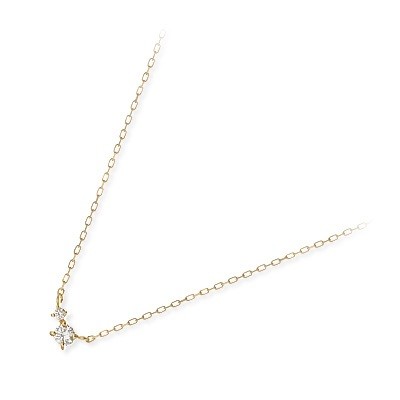 THE KISS イエローゴールドネックレス