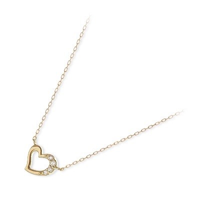 THE KISS イエローゴールドネックレス