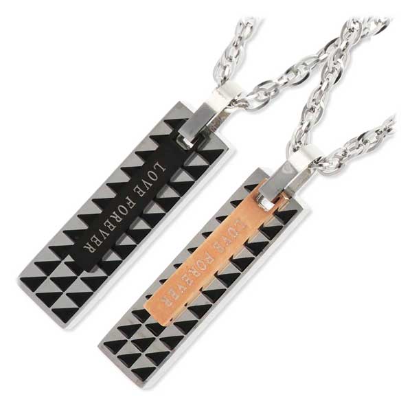 MARIA BRIGHT ステンレスペアネックレス