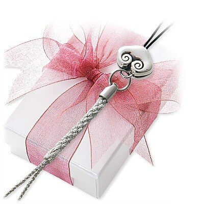 Jオリジナル シルバー携帯ストラップ