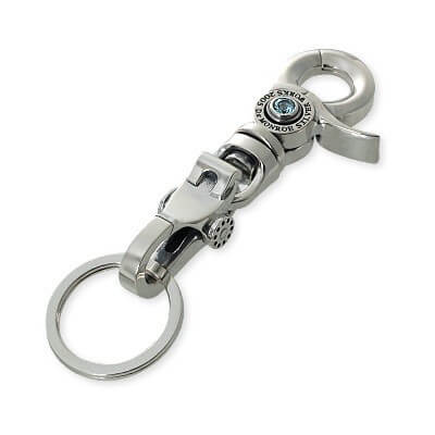 Dr MONROE シルバーキーホルダー