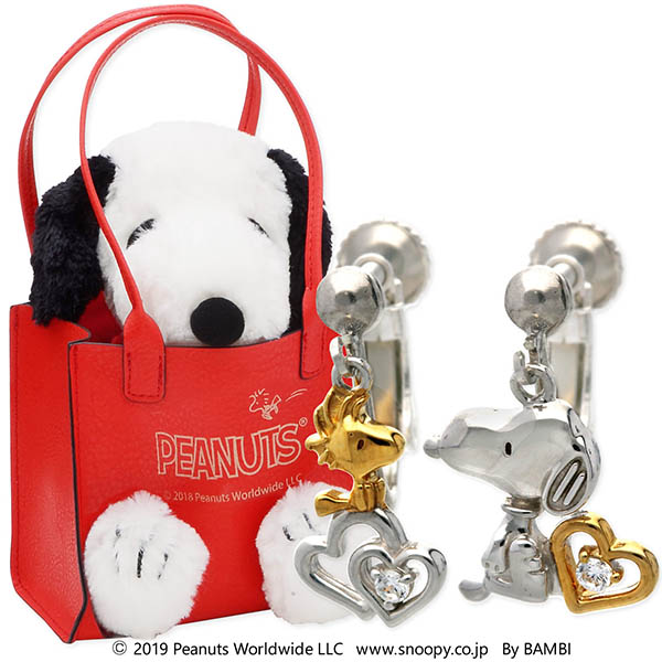 スヌーピー (SNOOPY) シルバーイヤリング