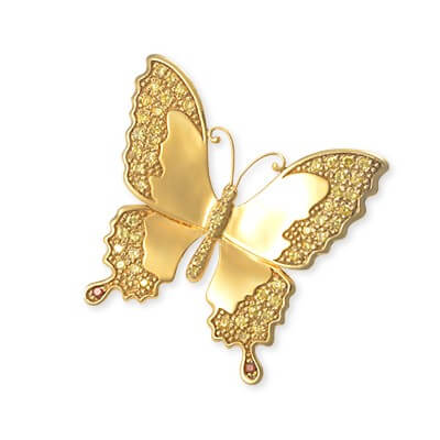 HOLLOOW シルバーブローチ