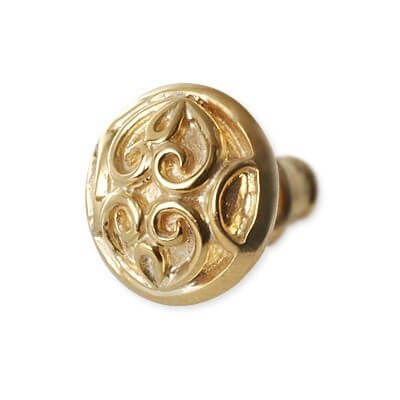 HOLLOOW シルバースタッドピアス(片耳用)