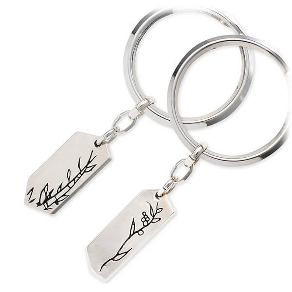 UZUOU ペアキーホルダー