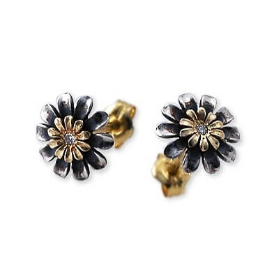 K-SMITH イエローゴールドスタッドピアス