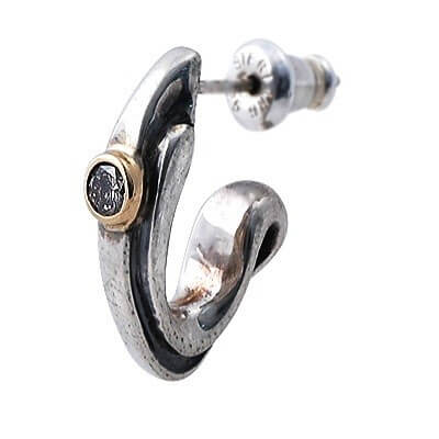 K-SMITH シルバーフープピアス(片耳用)