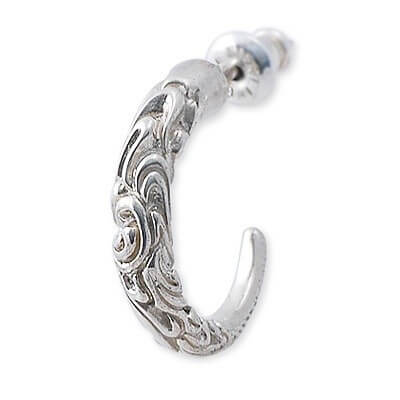 K-SMITH シルバーフープピアス(片耳用)