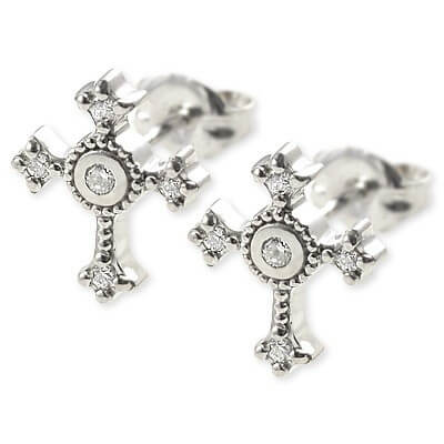 K-SMITH シルバースタッドピアス