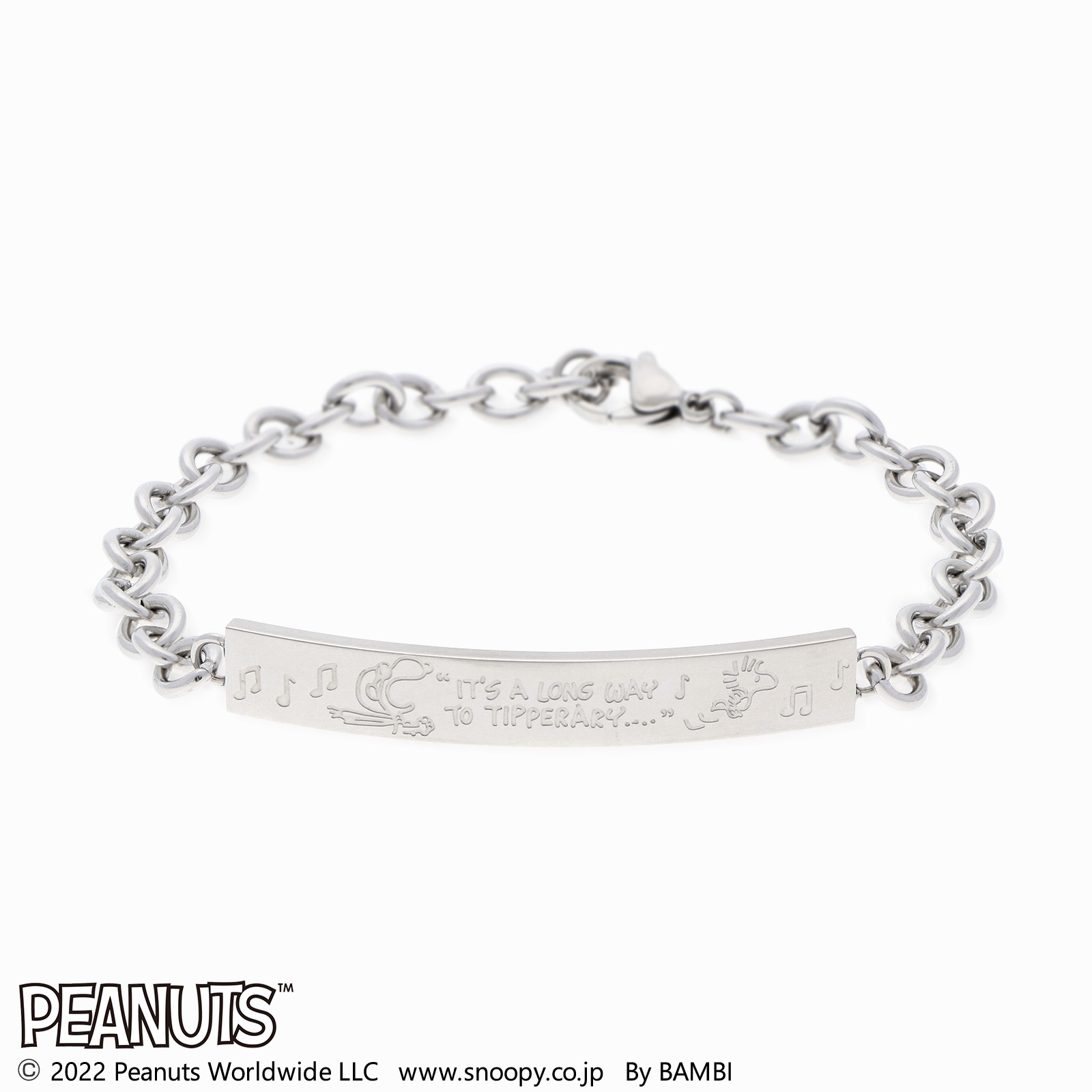 スヌーピー (SNOOPY) ステンレスブレスレット(PEANUTS×ファイテン)