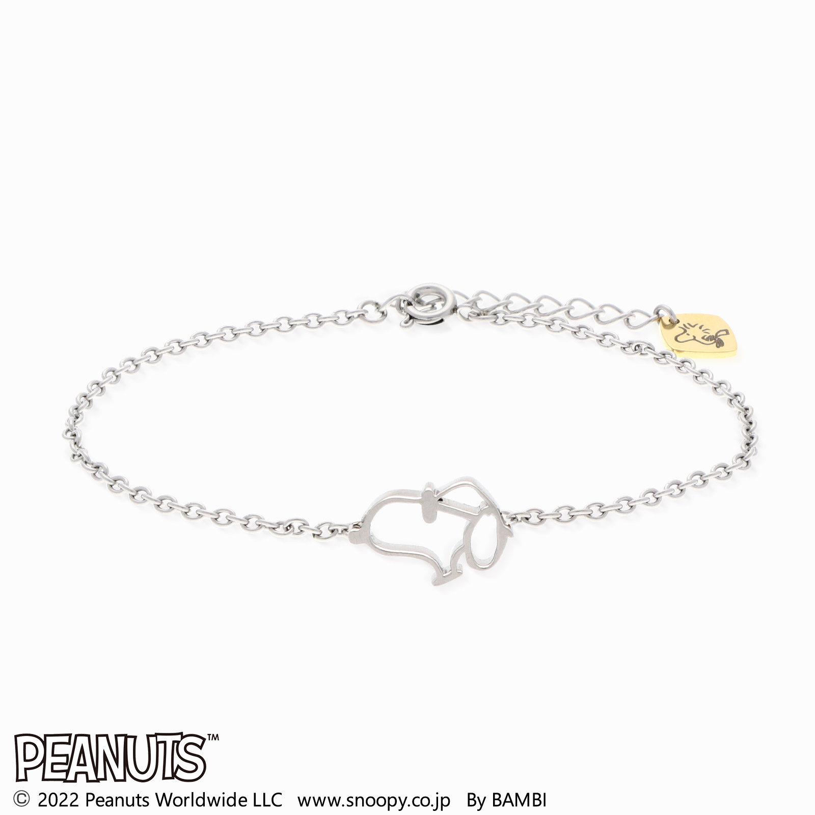 スヌーピー (SNOOPY) ステンレスブレスレット(PEANUTS×ファイテン)