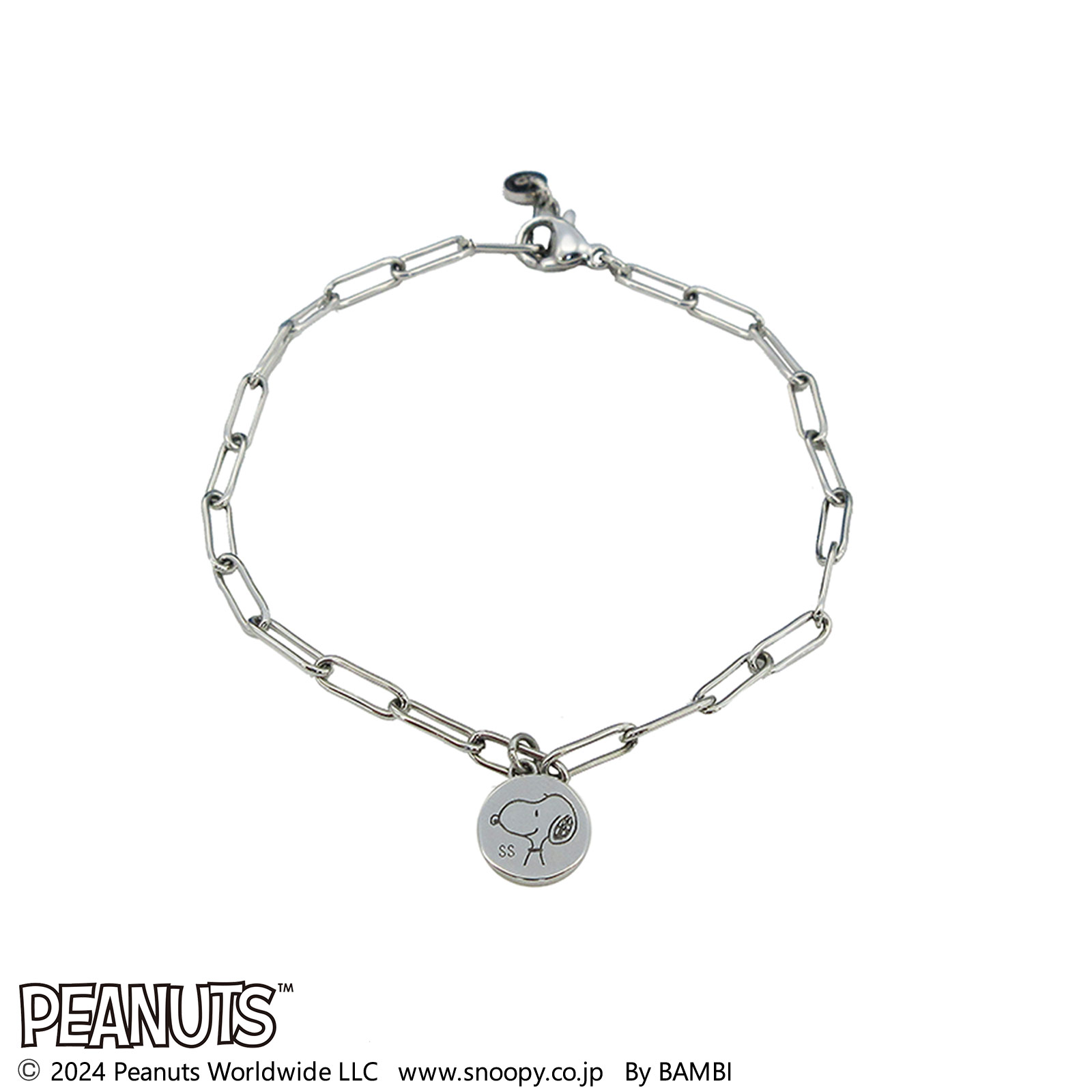スヌーピー (SNOOPY) ステンレスブレスレット