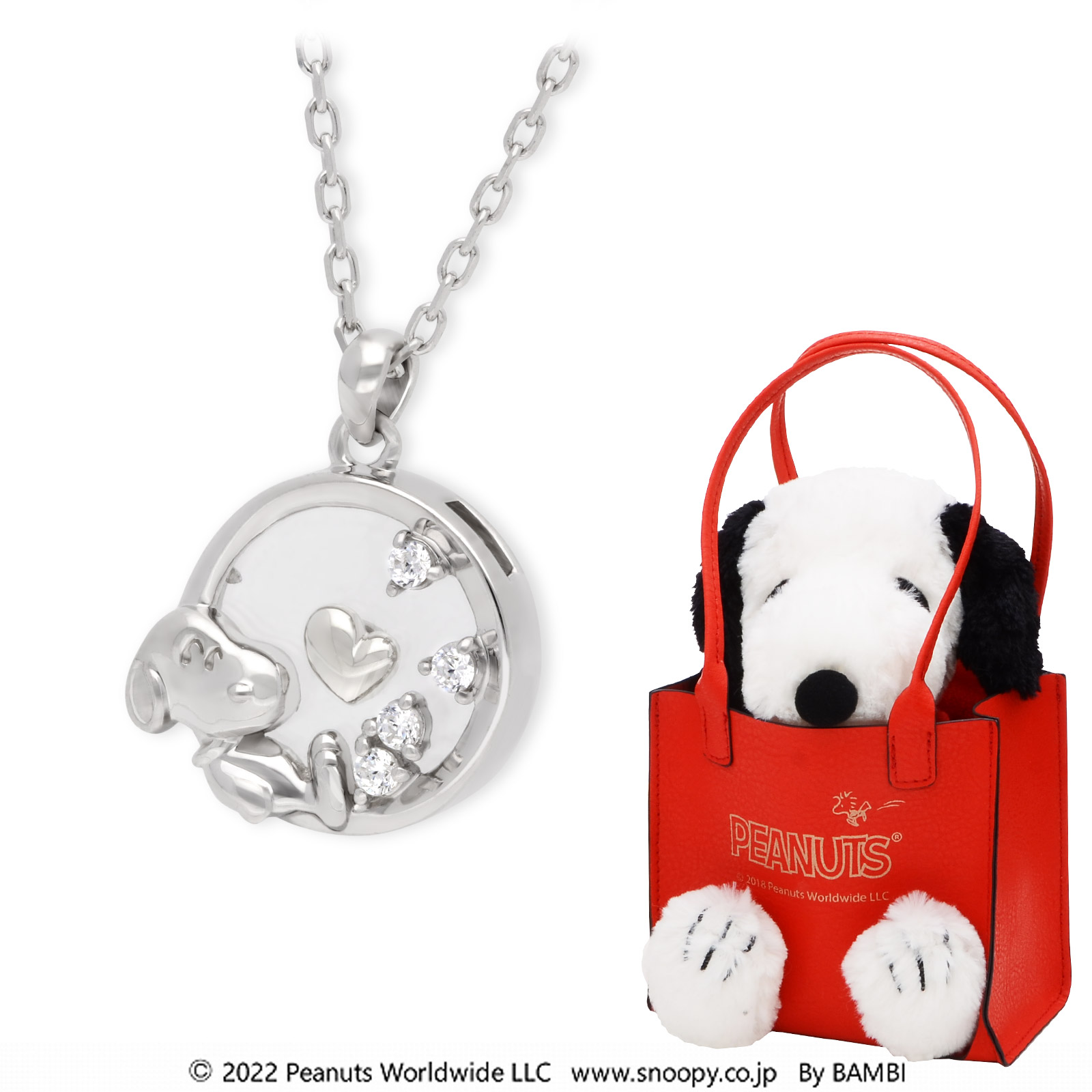 スヌーピー (SNOOPY) レディース シルバーネックレス KLHIK0001-K2000008